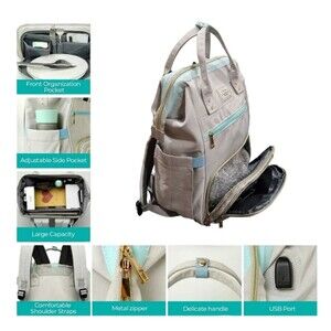 ETRONIK 15.6 Inch Laptop Backpack with USB Port with Multiple Pockets